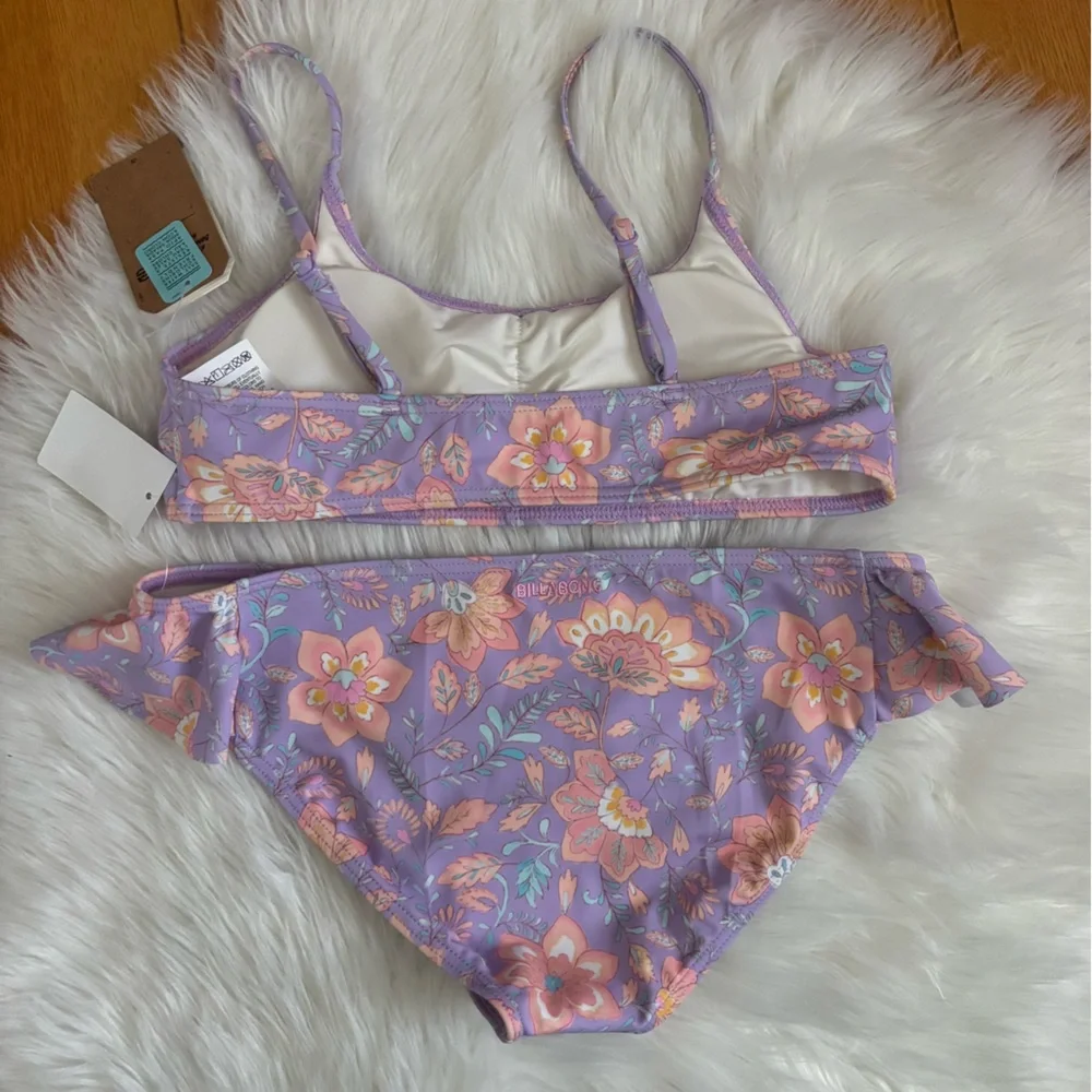 Billabong Hideaway Hippie Ruffle Two Piece Swimsuit
